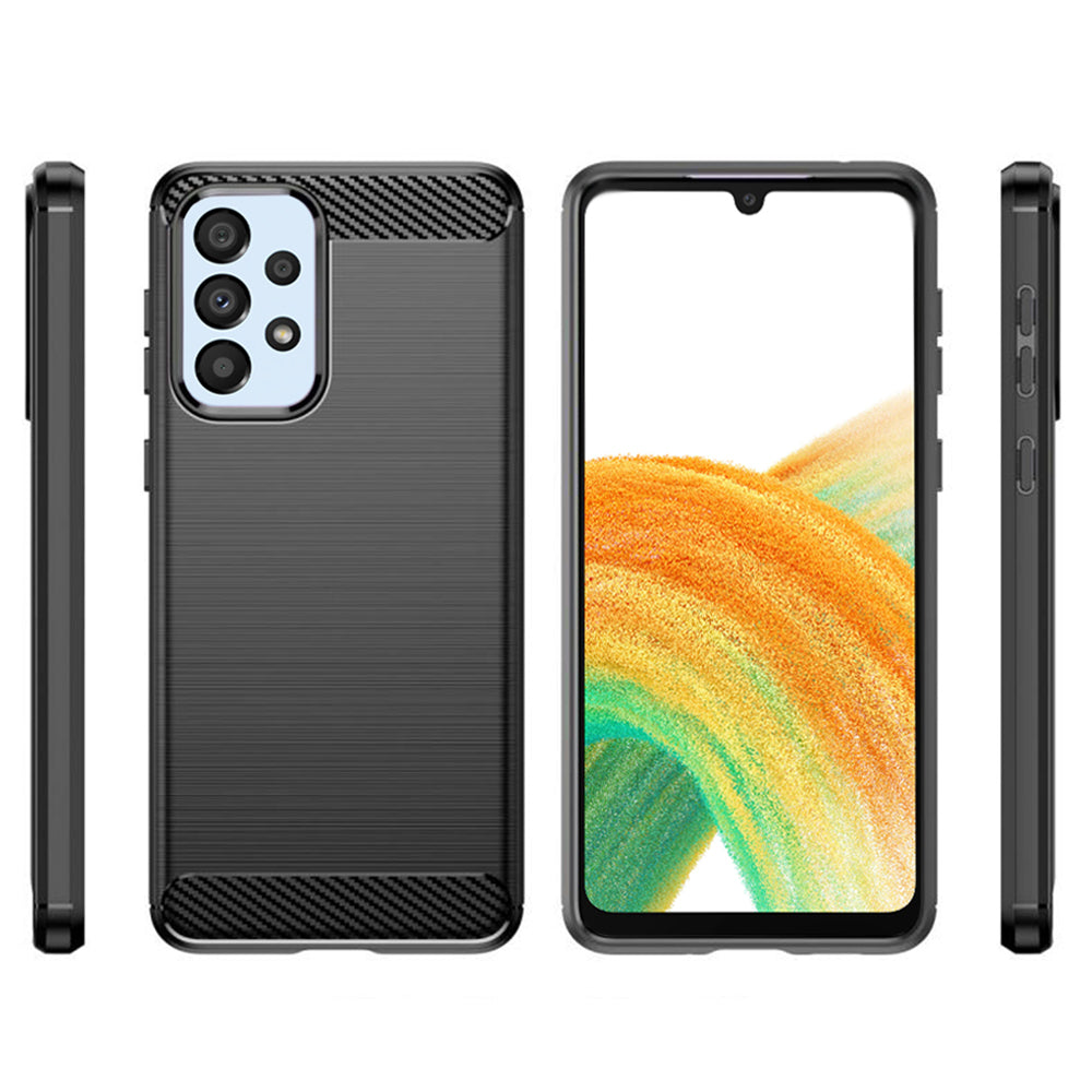 Husă Techsuit Carbon Silicone Galaxy A33 5G – imagine 2