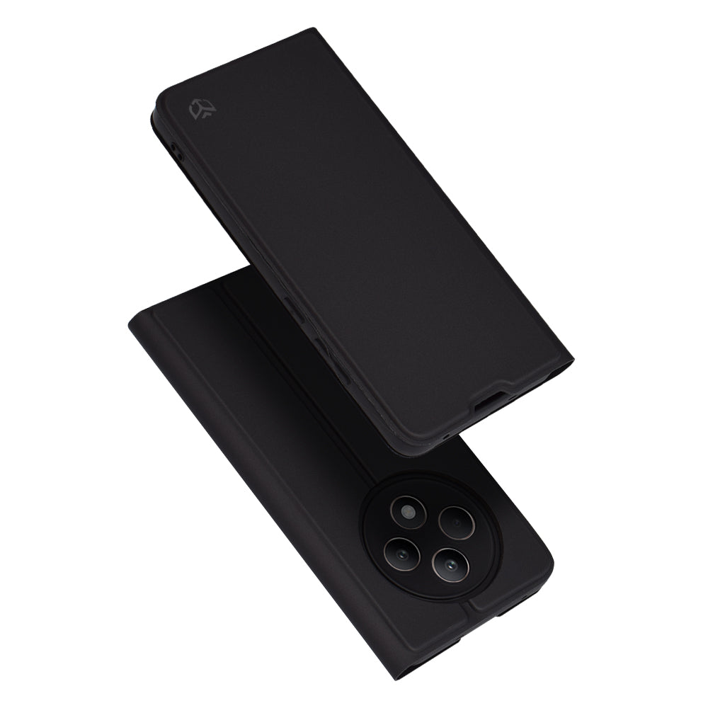 Husă flip Techsuit Magskin Book Oppo Reno12 F 4G, negru – imagine 1