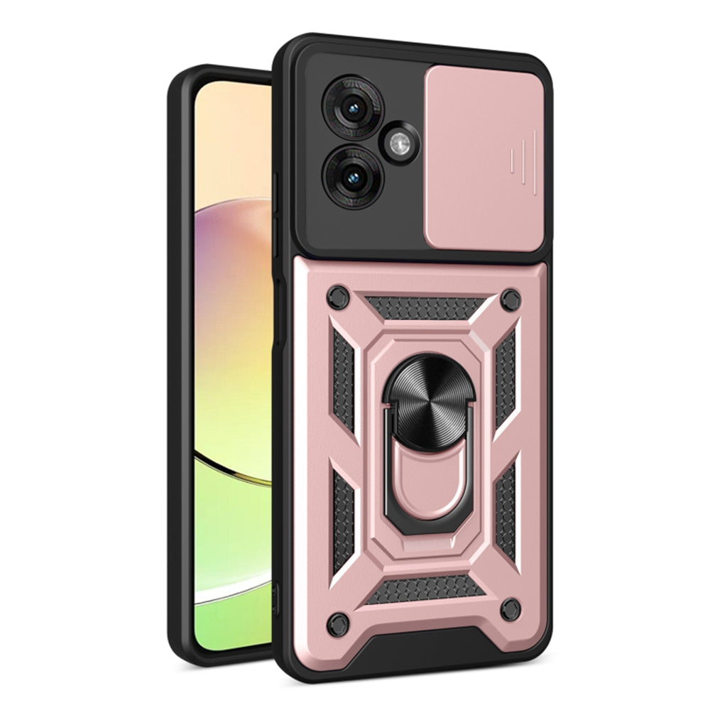 Husă Motorola Moto G55 Techsuit CamShield, auriu roz – imagine 1