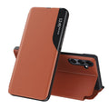 Husă flip Techsuit eFold Galaxy A16 / A16 5G – Portocaliu – imagine 1