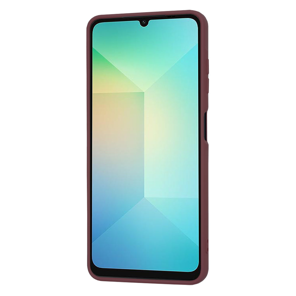 Husă din silicon Techsuit SoftFlex Galaxy A06 – Roșu prună – imagine 15