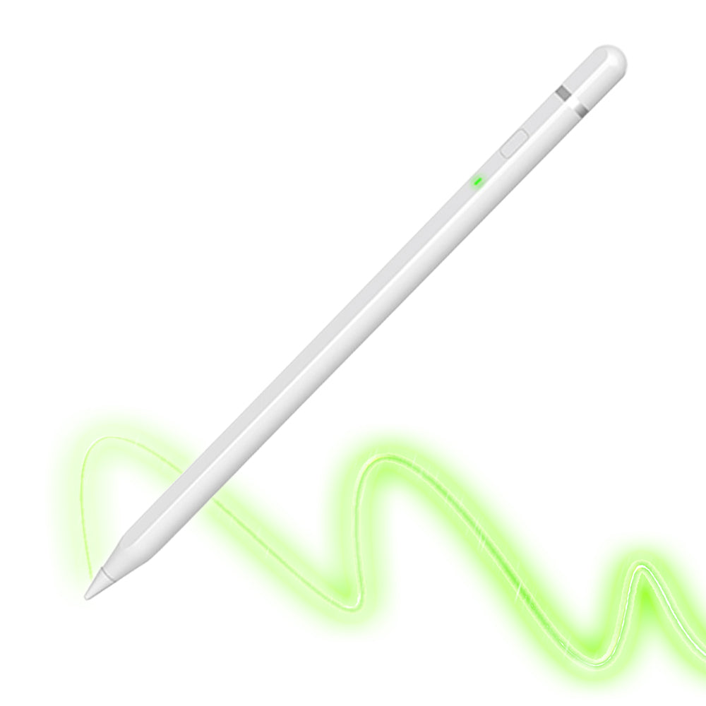 Stylus iPad cu Palm Rejection, încărcare 14 min, alb – Techsuit AP01 – imagine 2