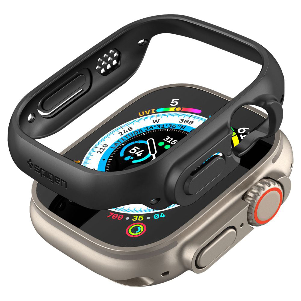 Husă Spigen Thin Fit Apple Watch Ultra / Ultra 2 / Ultra 3 / Ultra 4 (49 mm) – Negru – imagine 12