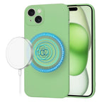 Husă iPhone 15 Plus Techsuit SoftFlex MagSafe, verde mentă – imagine 1