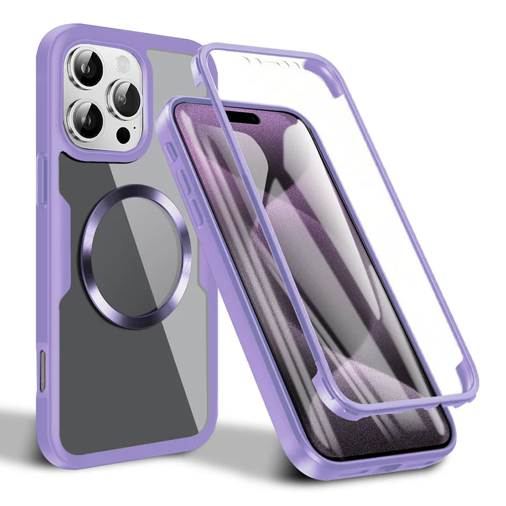 Husă iPhone 16 Pro 360 Techsuit ColorVerse MagSafe, mov – imagine 1