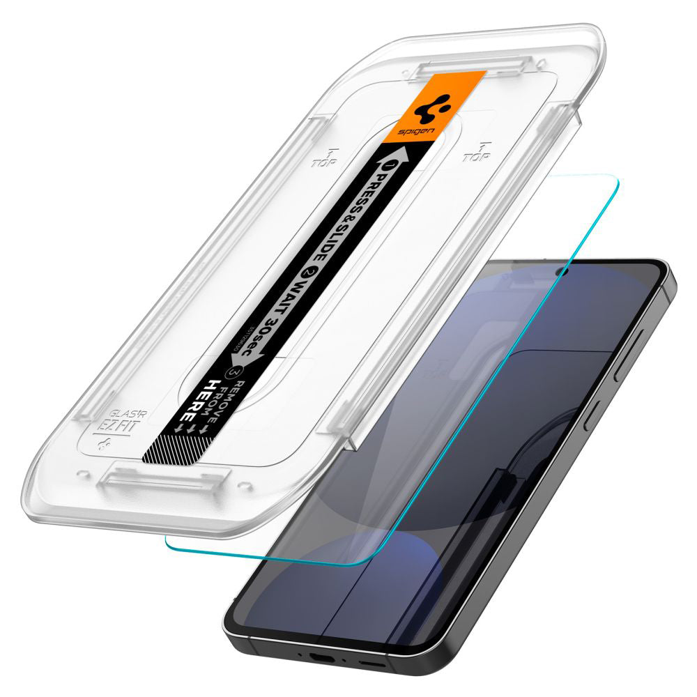 Folie de sticlă Spigen Glas.tR EZ Fit pentru Samsung Galaxy S24 FE / A56 5G – imagine 3