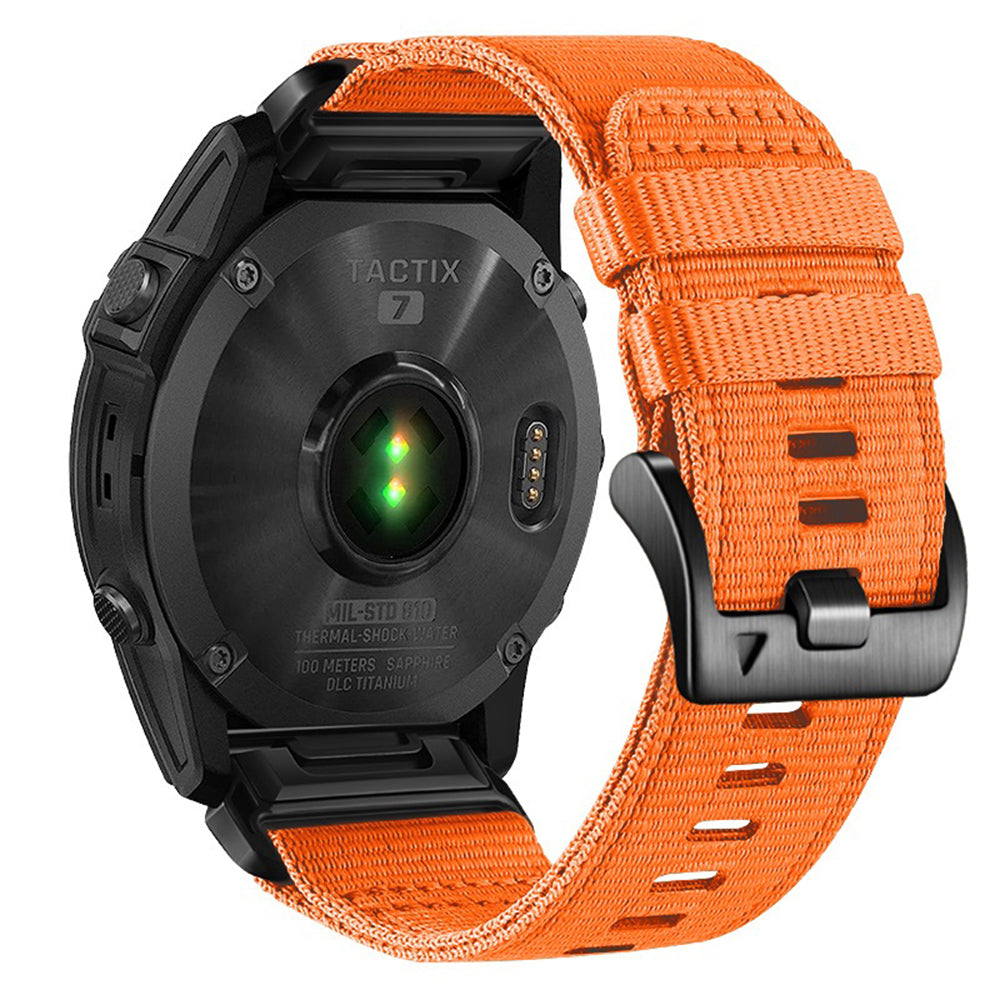 Curea W070 Garmin Fenix 3 / 5X / 6X / 7X, portocaliu deschis – imagine 2