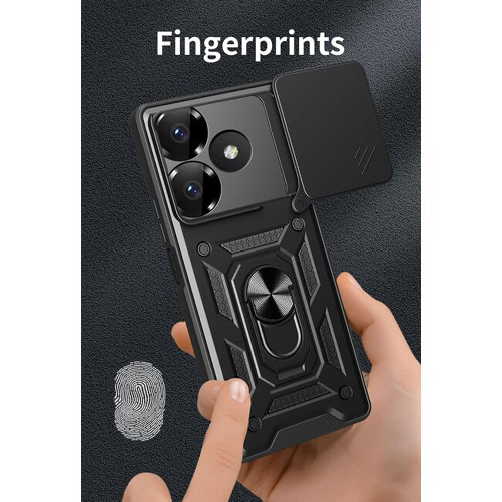 Husă Xiaomi Redmi 13 / Poco M6 4G Techsuit CamShield, negru – imagine 3