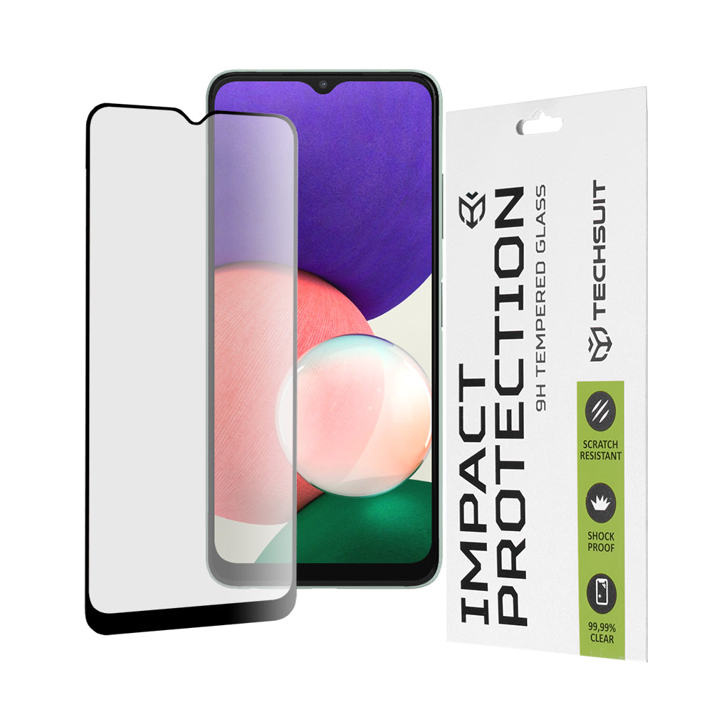 Folie sticlă Techsuit 111D Galaxy A22, full glue 9H – imagine 1