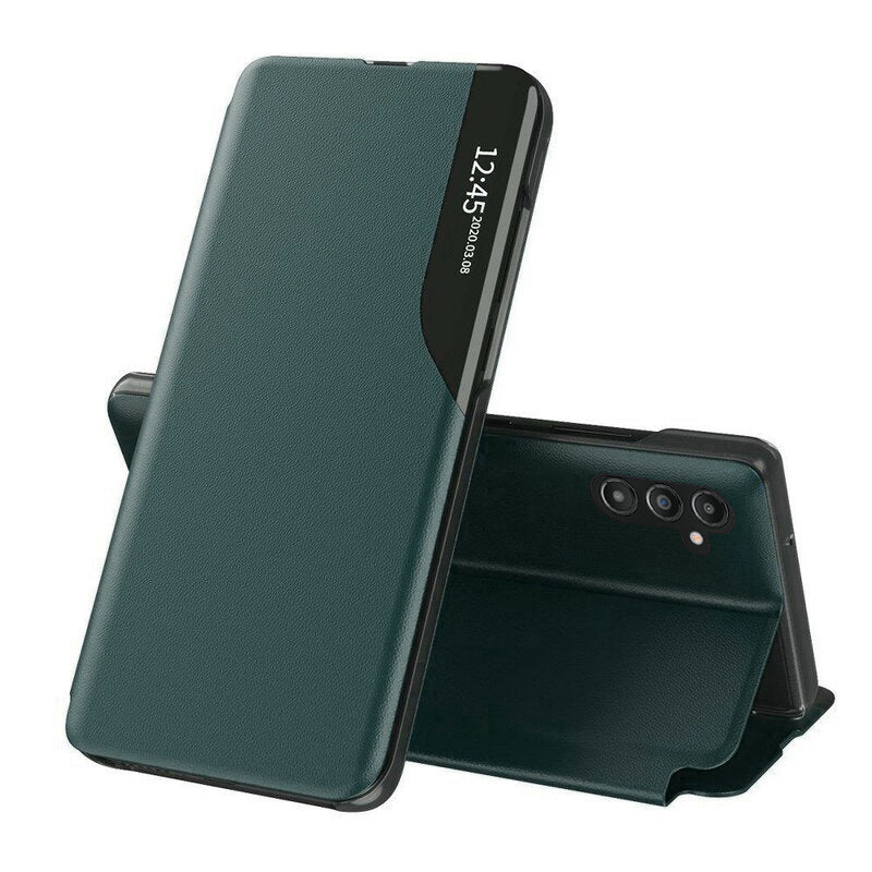 Husă flip Techsuit eFold Galaxy A14 / A14 5G – Verde închis – imagine 4