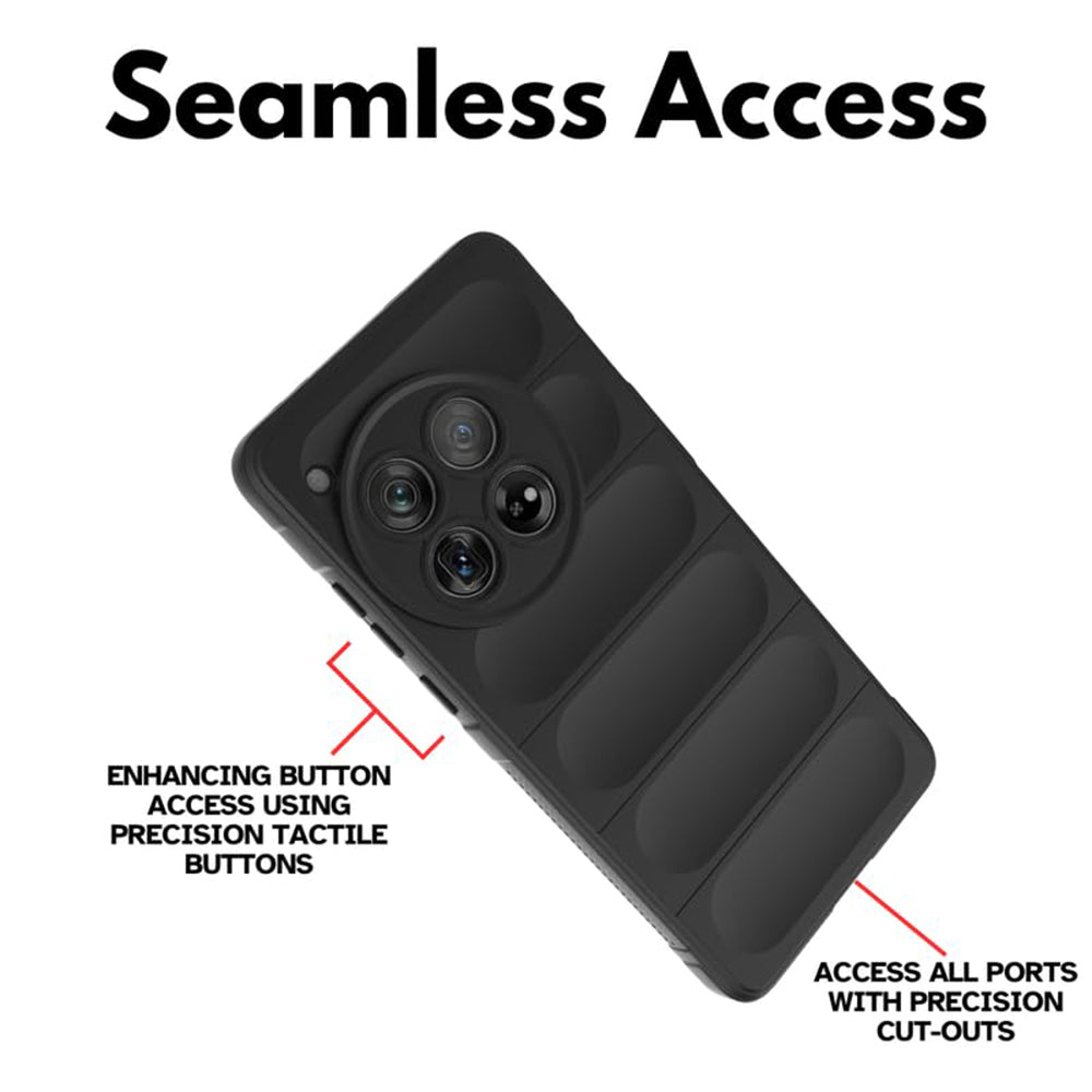 Husă OnePlus 12 Techsuit Magic Shield, negru – imagine 2