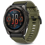 Curea Garmin Fenix 3/3 HR/5X/5X Plus/6X Techsuit W070, verde camuflaj – imagine 1