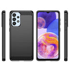 Husă Techsuit Carbon Silicone Galaxy A23 – imagine 2