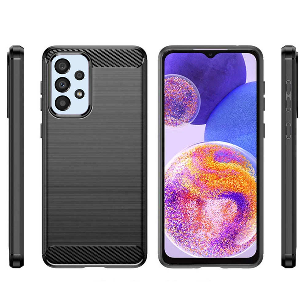 Husă Techsuit Carbon Silicone Galaxy A23 – imagine 2
