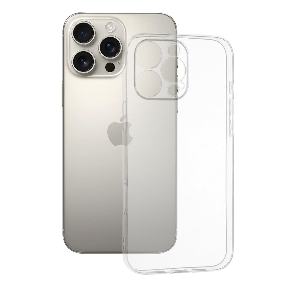 Husă transparentă Techsuit Clear Silicone iPhone 16 Pro Max – imagine 1
