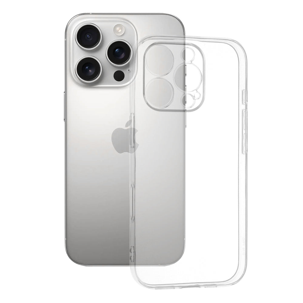 Husă transparentă Techsuit Clear Silicone iPhone 16 Pro – imagine 1