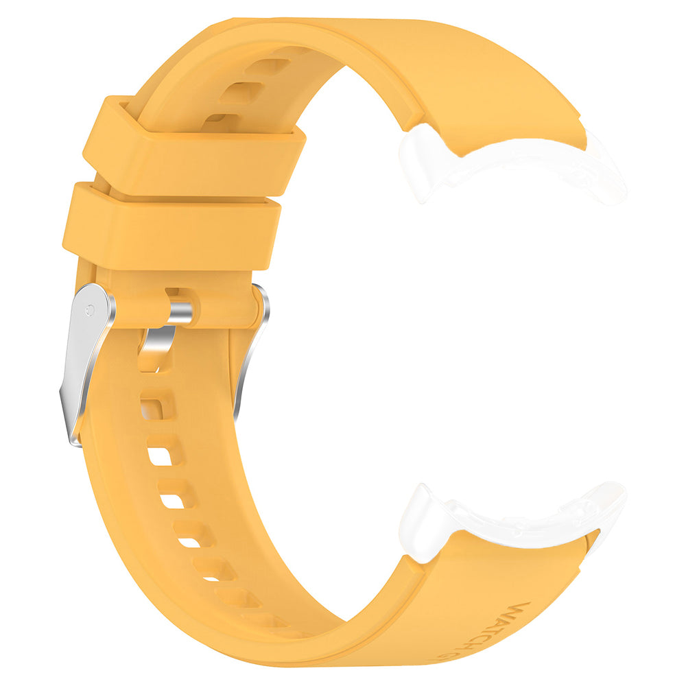 Curea Samsung Galaxy Watch 4/5 Techsuit W026, silicon, galben – imagine 4