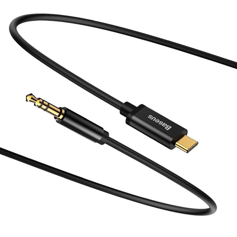 Cablu audio Baseus M01 USB-C la jack 3,5 mm, 1,2 m – imagine 2