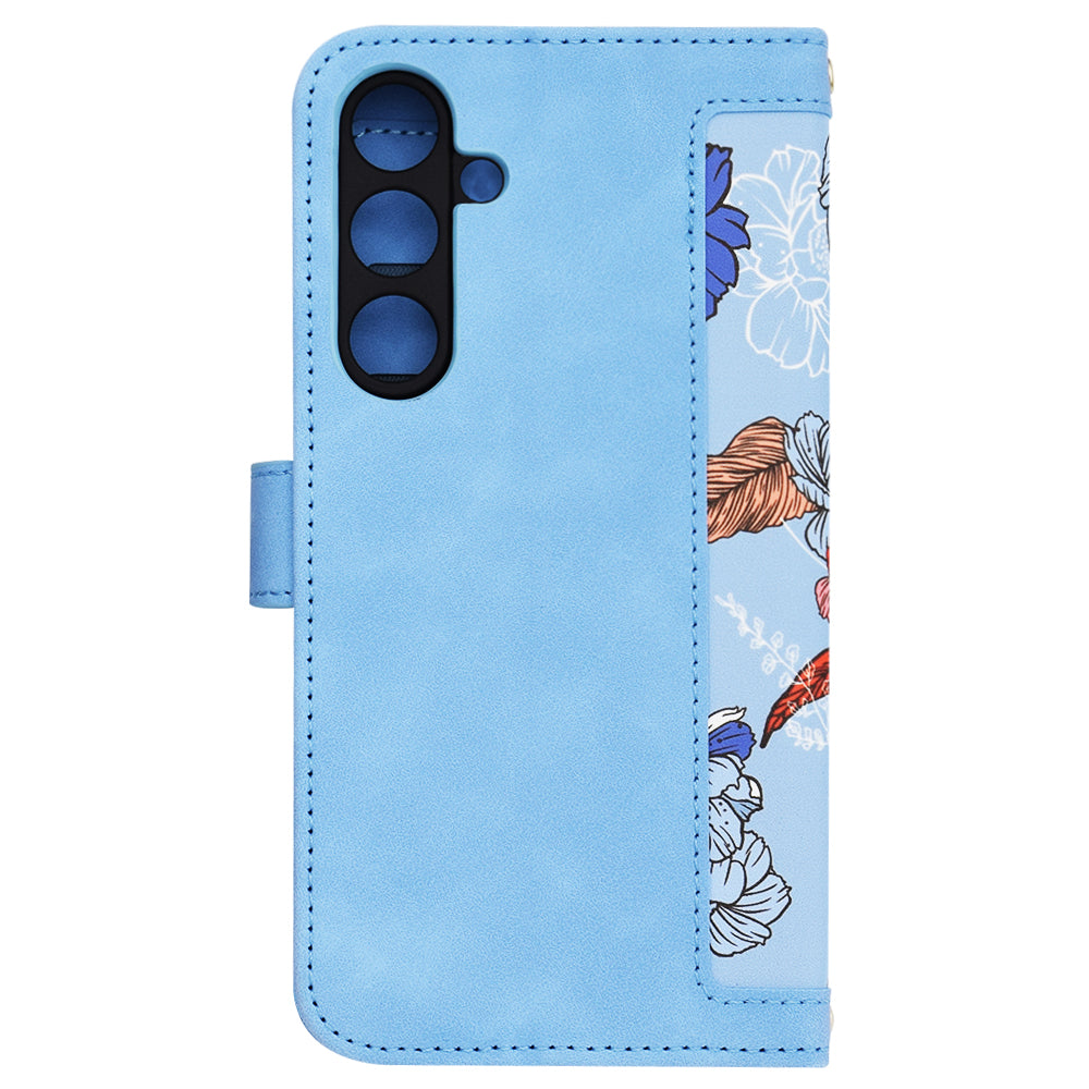 Husă flip Techsuit FlipCraft Galaxy S25 Plus – Albastru intens – imagine 5