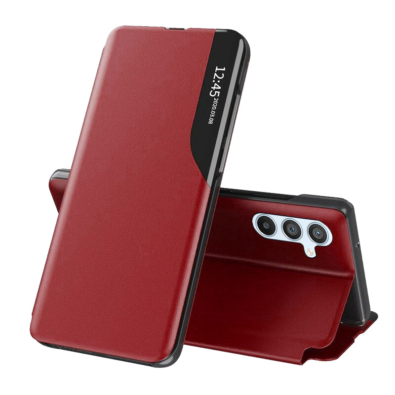 Husă flip Techsuit eFold Galaxy A54 5G – Roșu – imagine 1