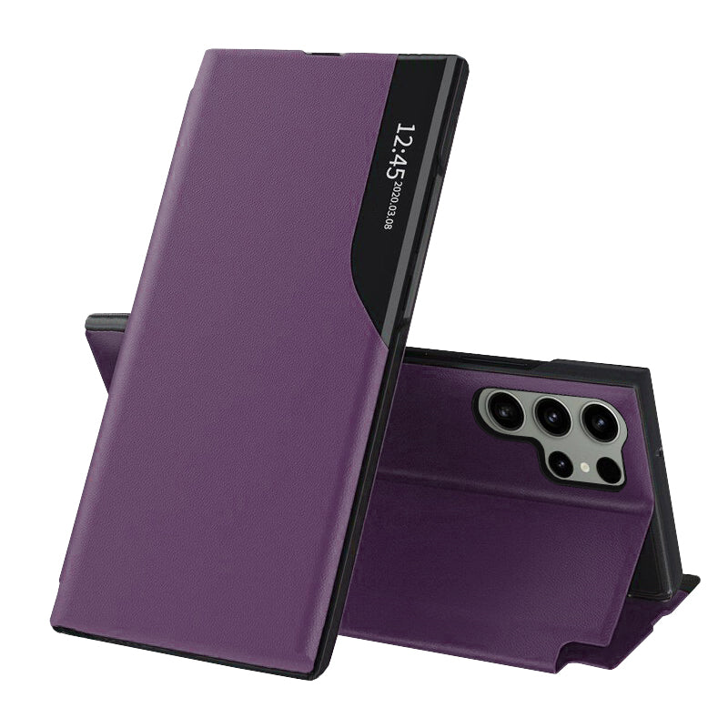 Husă flip Techsuit eFold Galaxy S23 Ultra – Mov – imagine 3