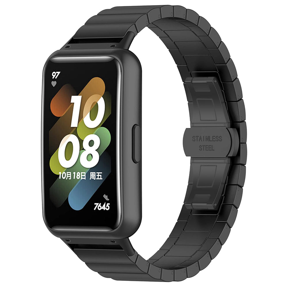 Curea Garmin Instinct 2S Techsuit W012, oțel inoxidabil, negru – imagine 1