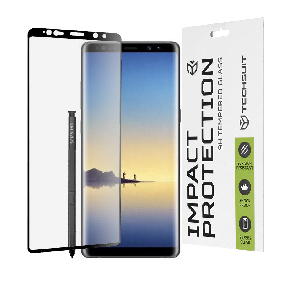 Folie sticlă 3D Techsuit Galaxy Note 8, ecran curbat – imagine 1