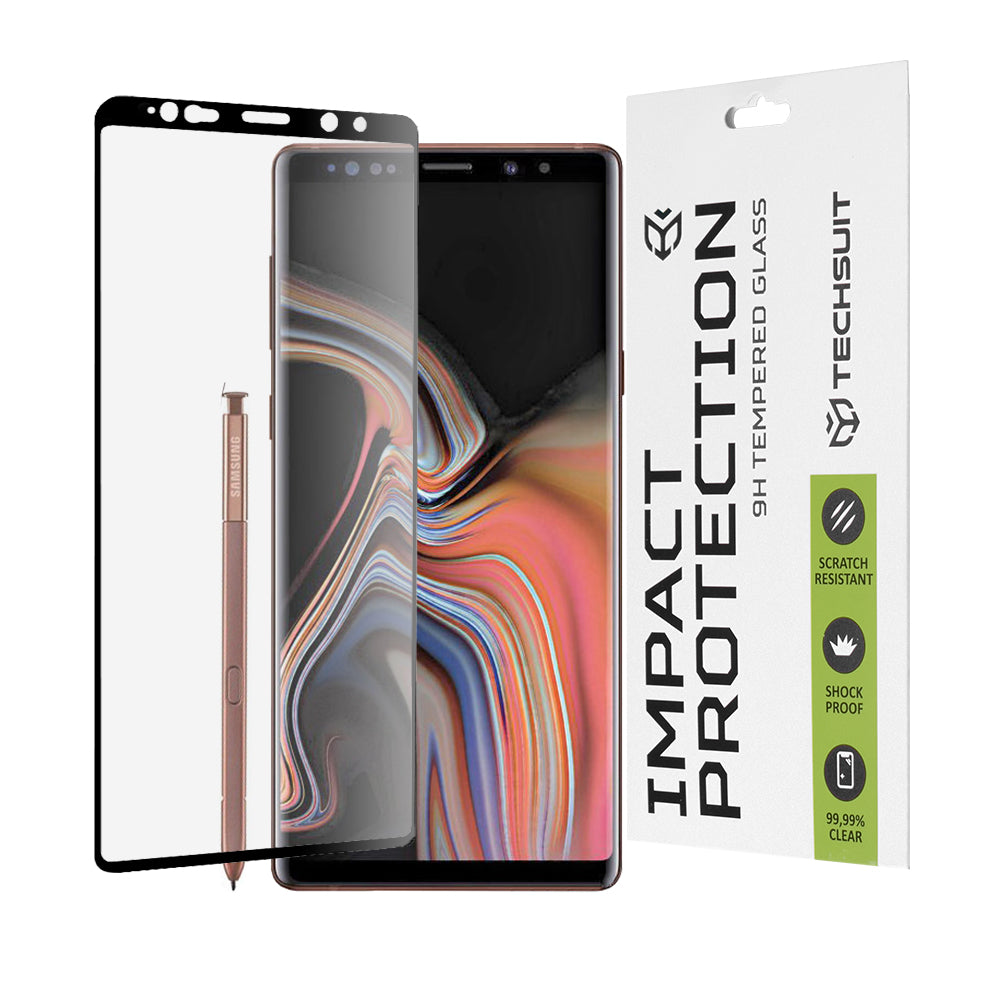 Folie sticlă 3D Techsuit Galaxy Note 9, ecran curbat – imagine 1