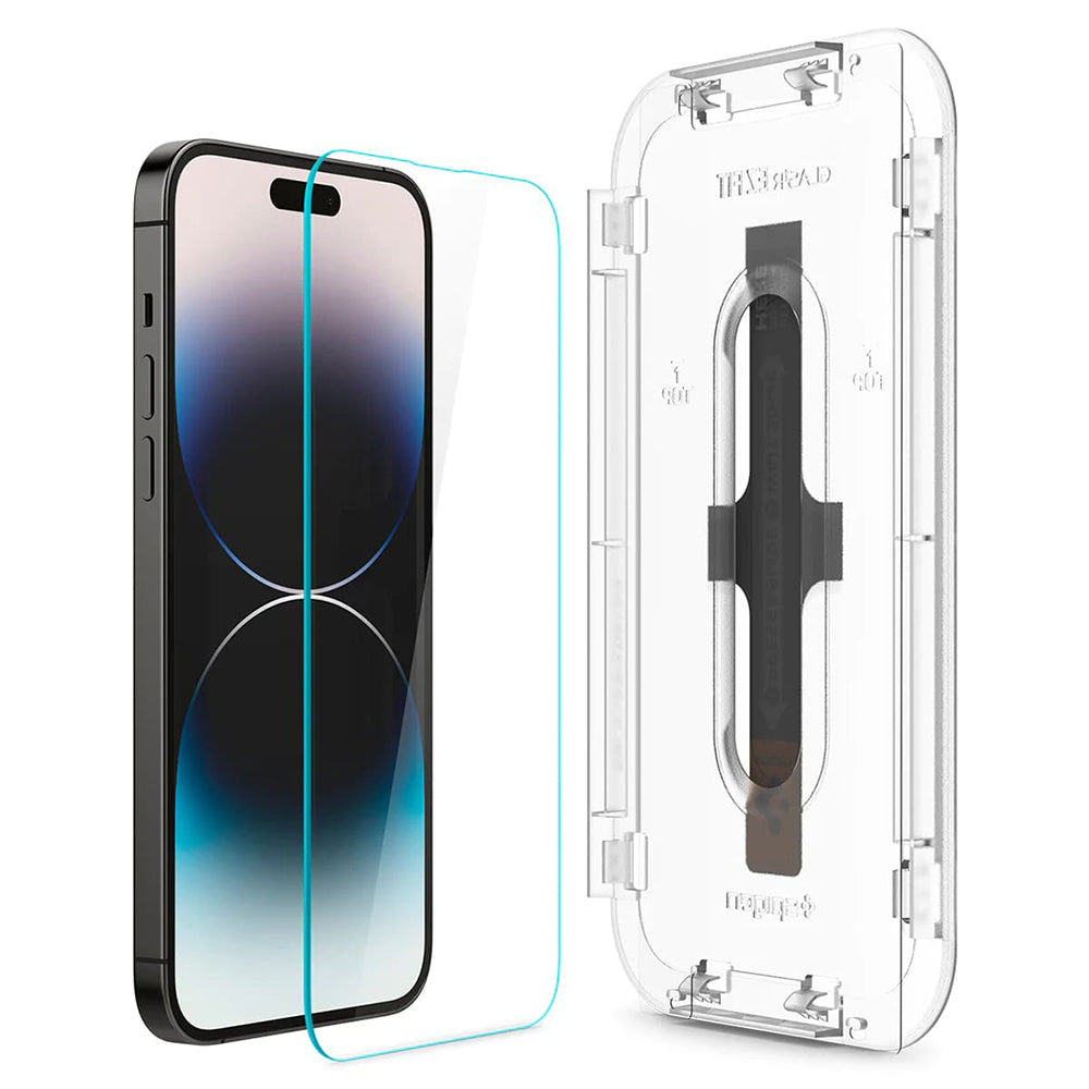 Folie de sticlă Spigen Glas.tR EZ Fit pentru iPhone 14 Pro Max – imagine 3