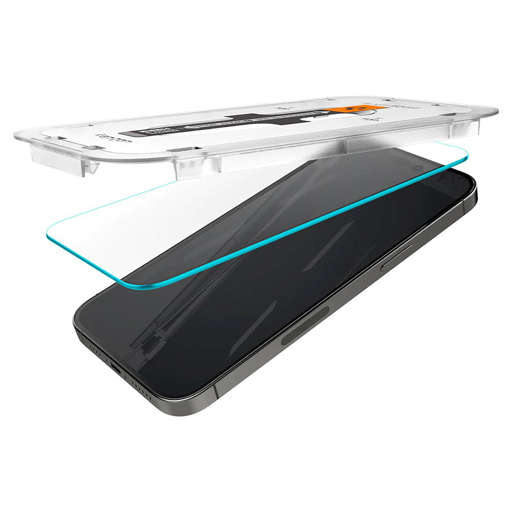 Folie de sticlă Spigen Glas.tR EZ Fit pentru iPhone 14 Pro – imagine 3