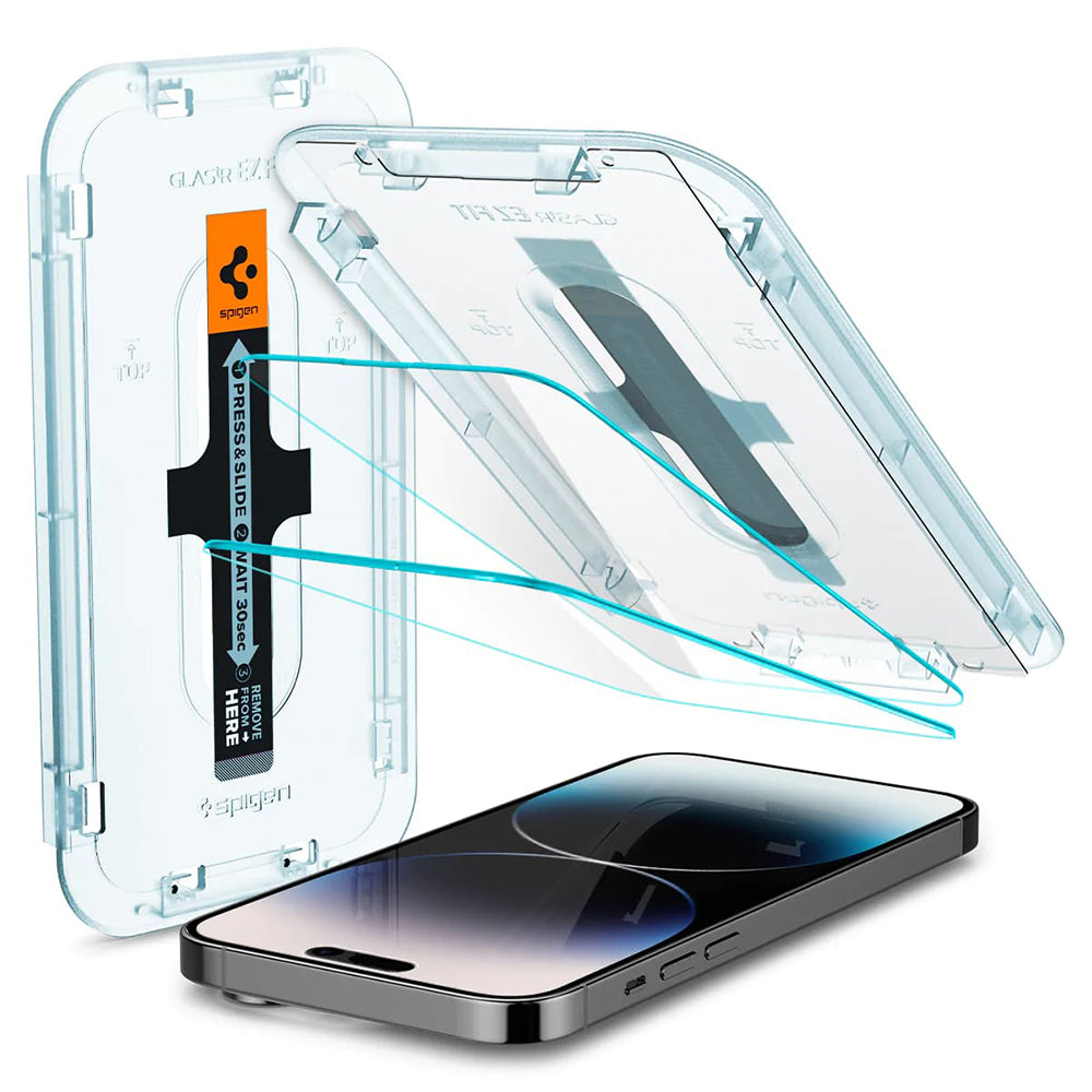 Folie de sticlă Spigen Glas.tR EZ Fit pentru iPhone 14 Pro – imagine 1