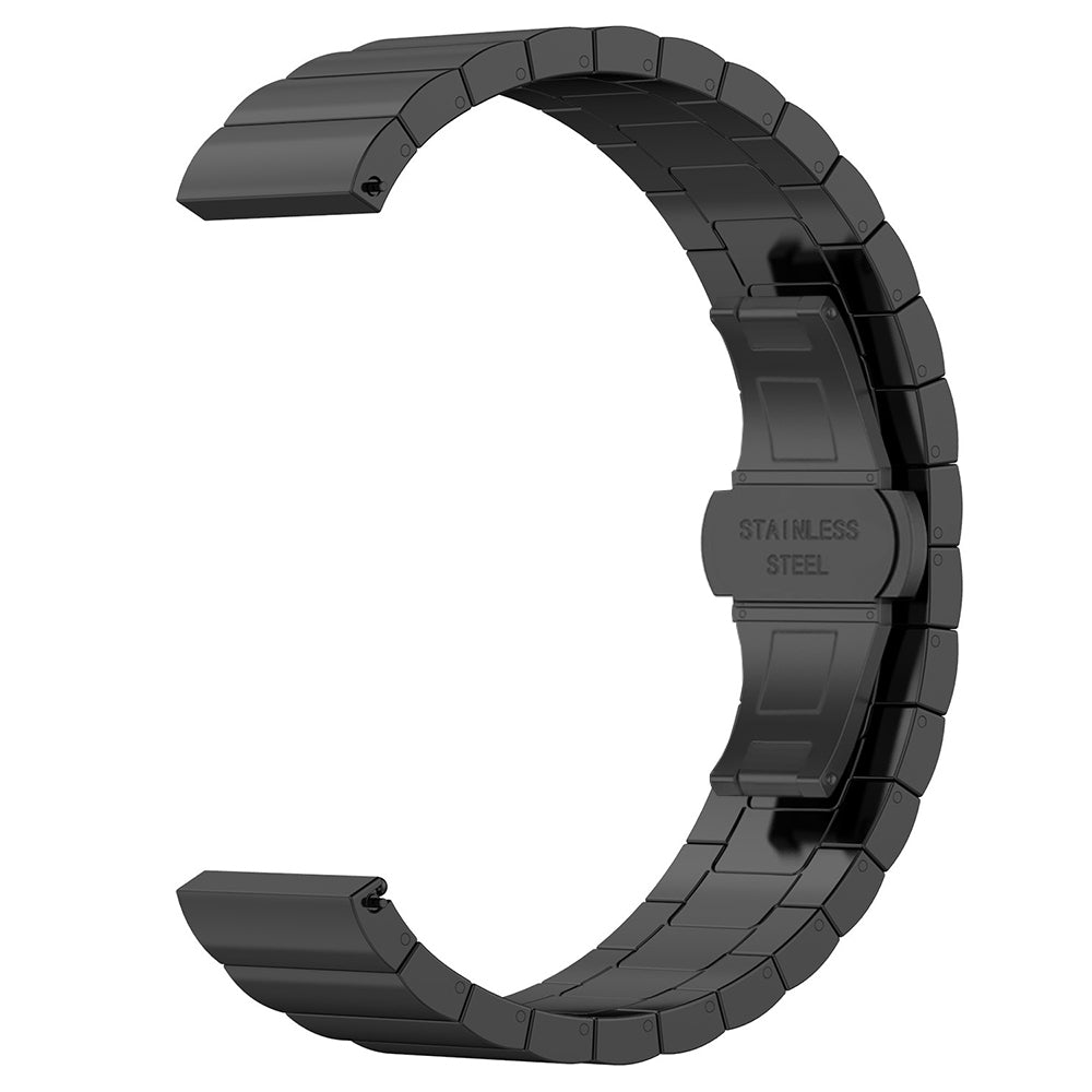 Curea Huawei Watch GT 2 (46 mm) Techsuit W012, oțel inoxidabil, negru – imagine 1