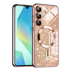Husă Techsuit Luxury Glitter MagSafe Galaxy A16 / A16 5G – Auriu roz – imagine 7