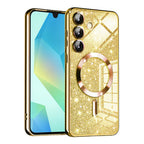 Husă Techsuit Luxury Glitter MagSafe Galaxy A16 / A16 5G – Auriu – imagine 2