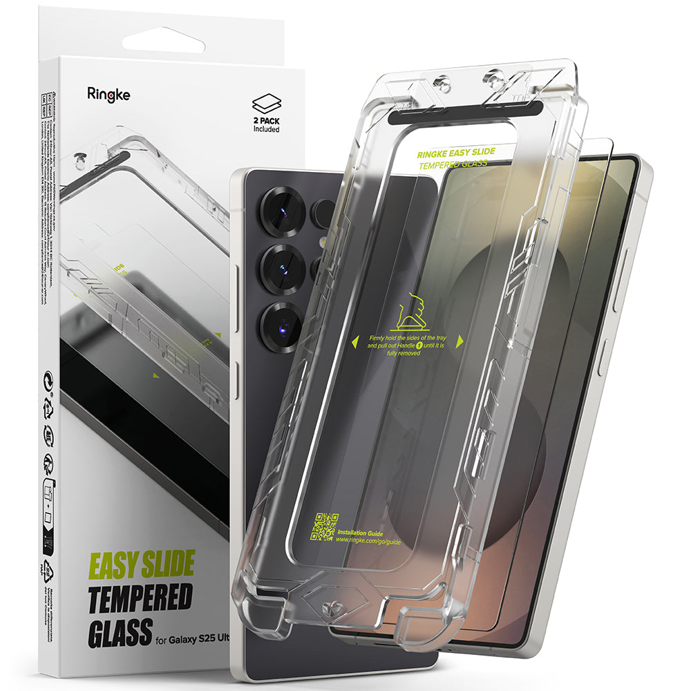 Folie sticlă Ringke Easy Slide Galaxy S25 Ultra, set 2 buc. – imagine 1