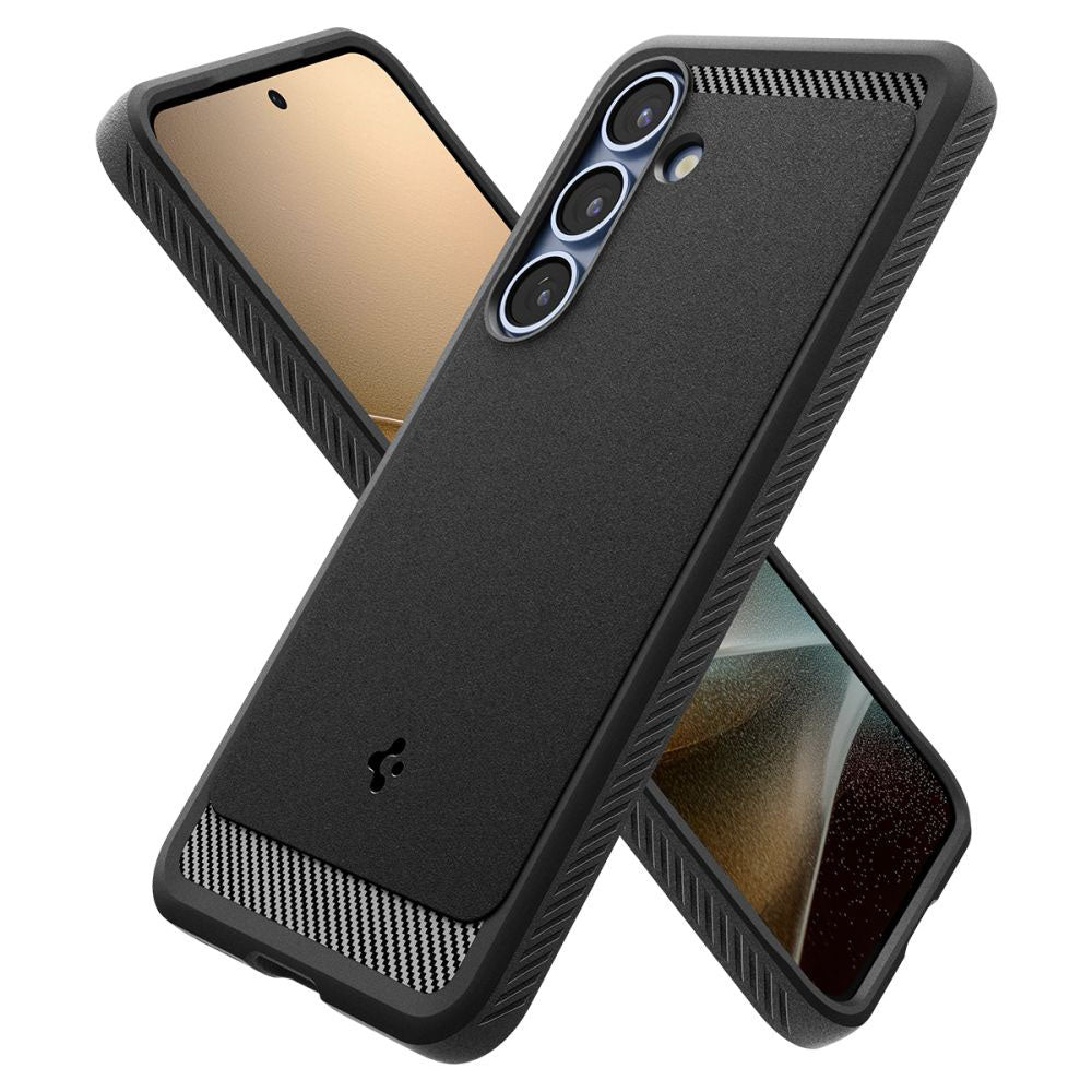 Husă Spigen Rugged Armor MagSafe Galaxy S25 – Negru mat – imagine 3