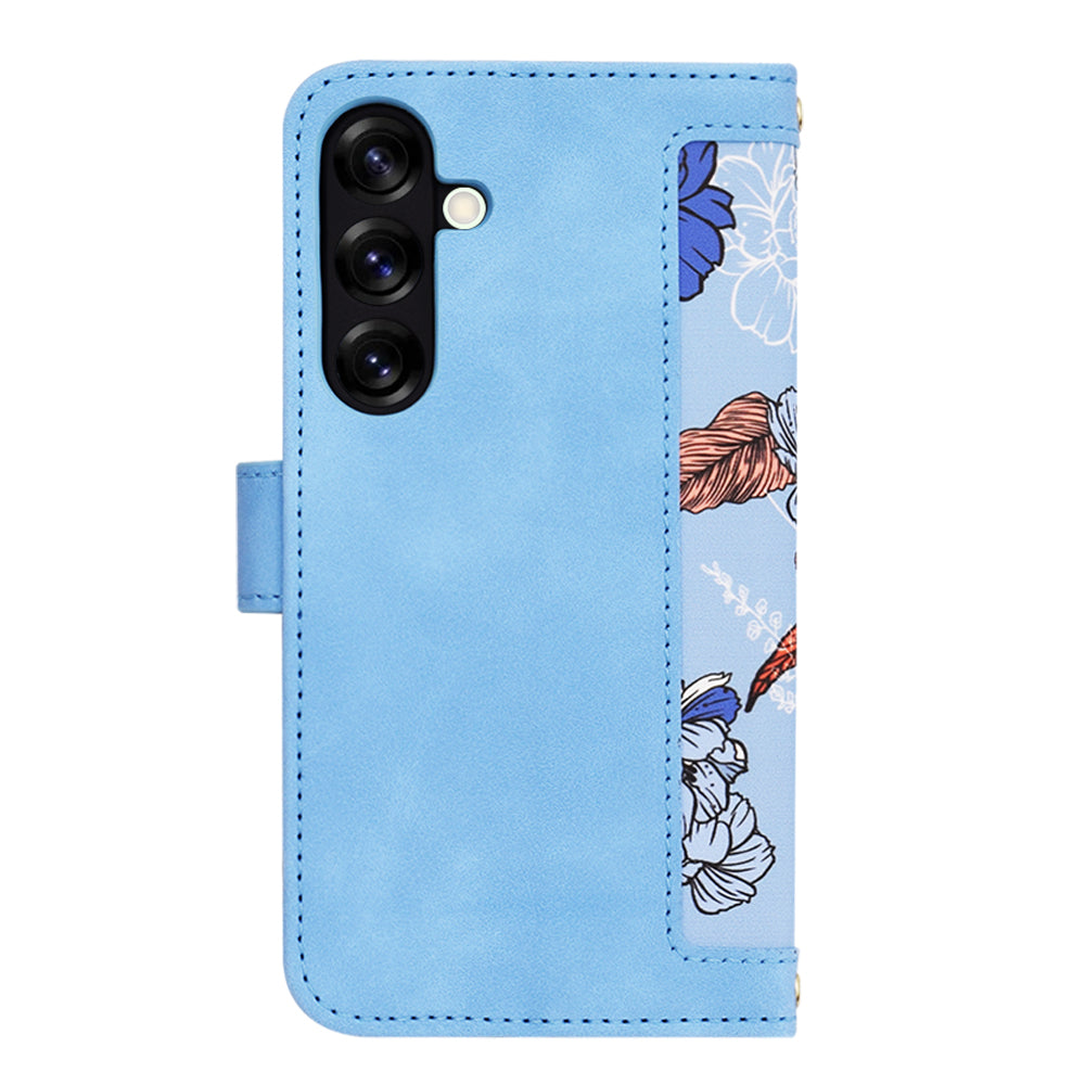 Husă flip Techsuit FlipCraft Galaxy S25 Plus – Albastru intens – imagine 3