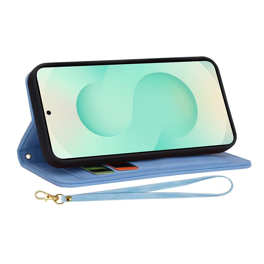 Husă flip Techsuit FlipCraft Galaxy S25 Plus – Albastru intens – imagine 4