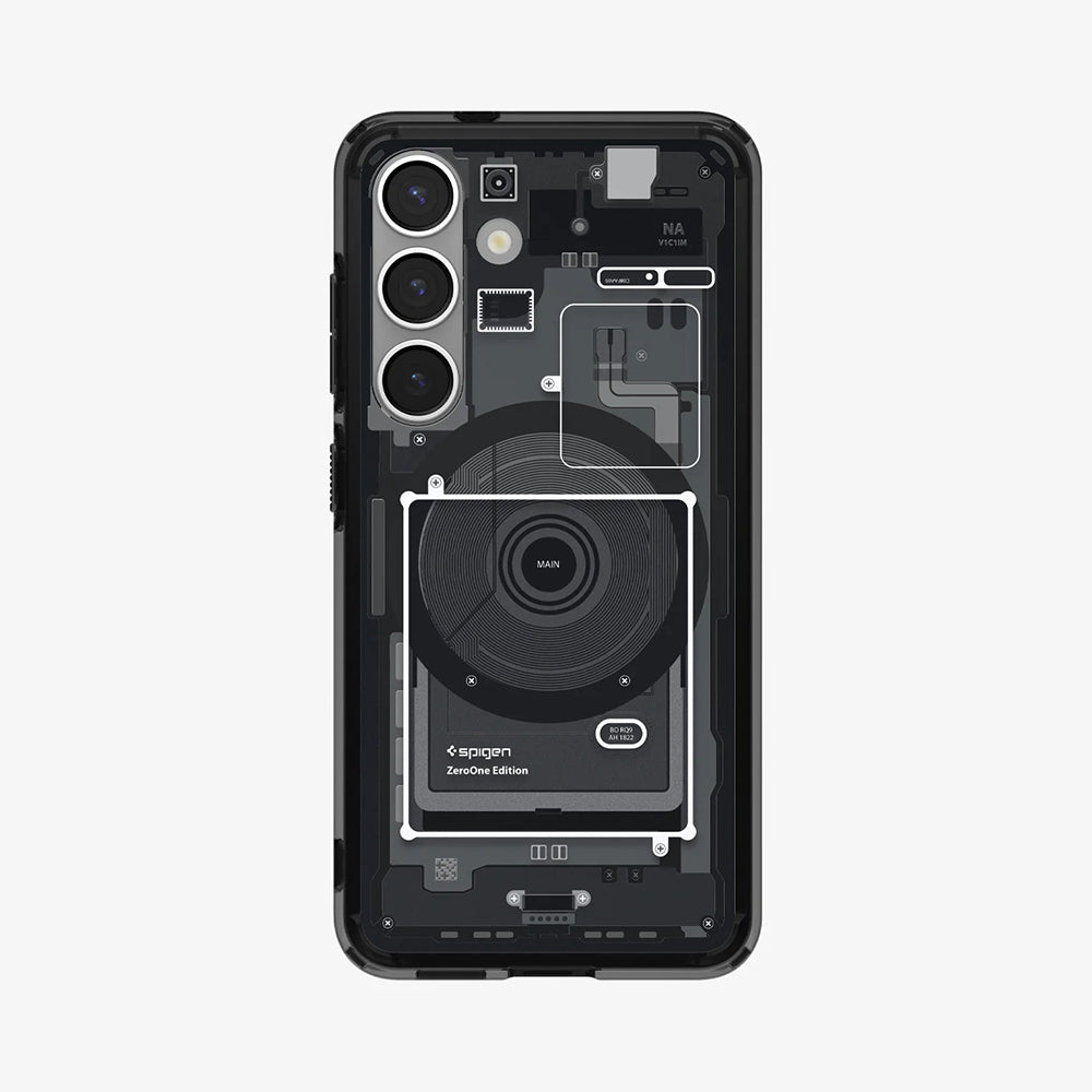 Husă Spigen Ultra Hybrid Zero One MagSafe Galaxy S25 – Negru – imagine 3