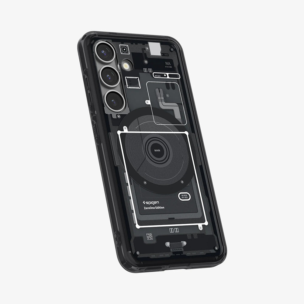Husă Spigen Ultra Hybrid Zero One MagSafe Galaxy S25 – Negru – imagine 4