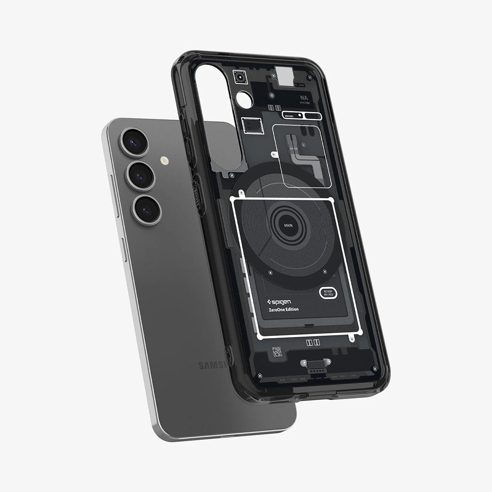 Husă Spigen Ultra Hybrid Zero One MagSafe Galaxy S25 – Negru – imagine 5