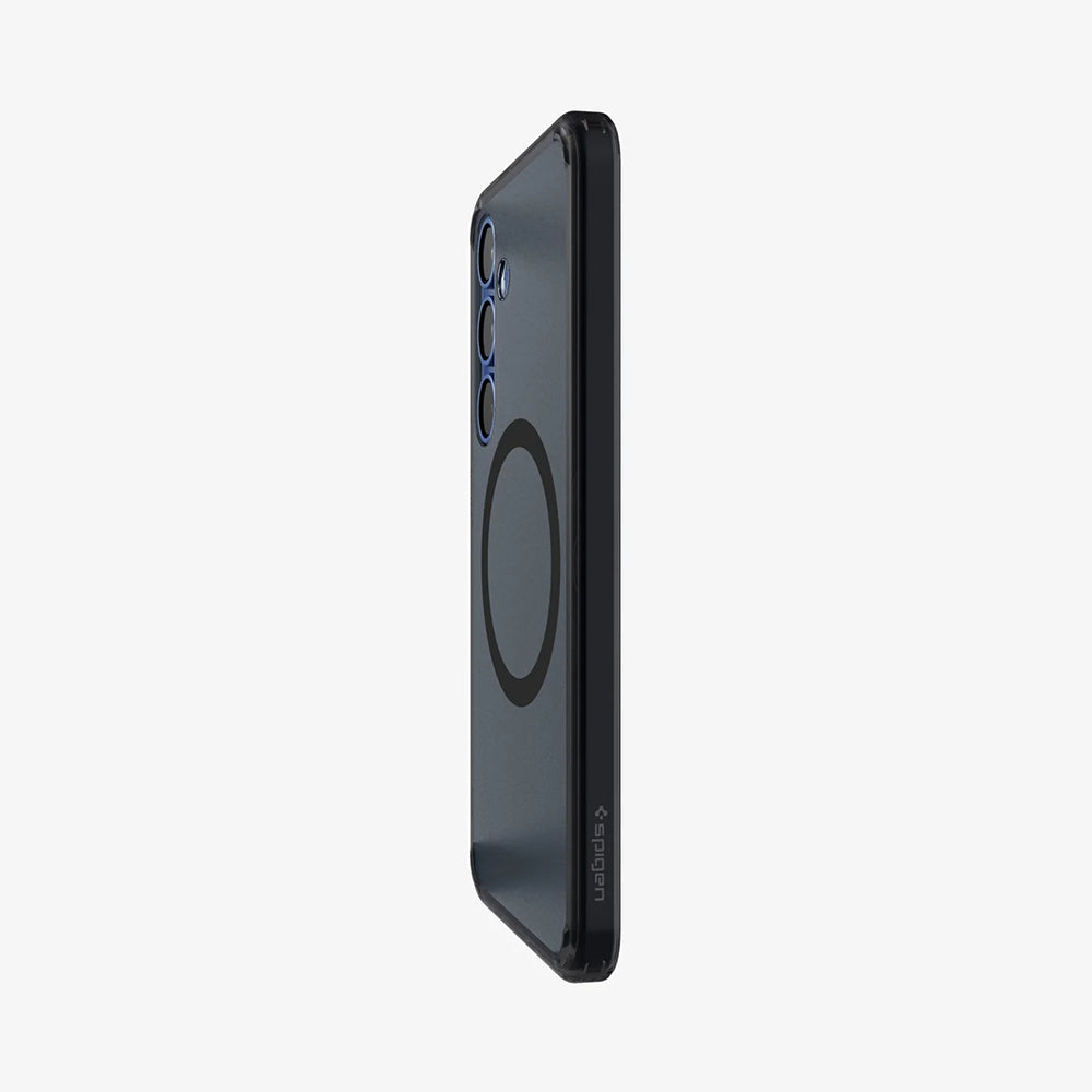 Husă Spigen Ultra Hybrid MagSafe Galaxy S25 – Frost Black (negru mat translucid) – imagine 4