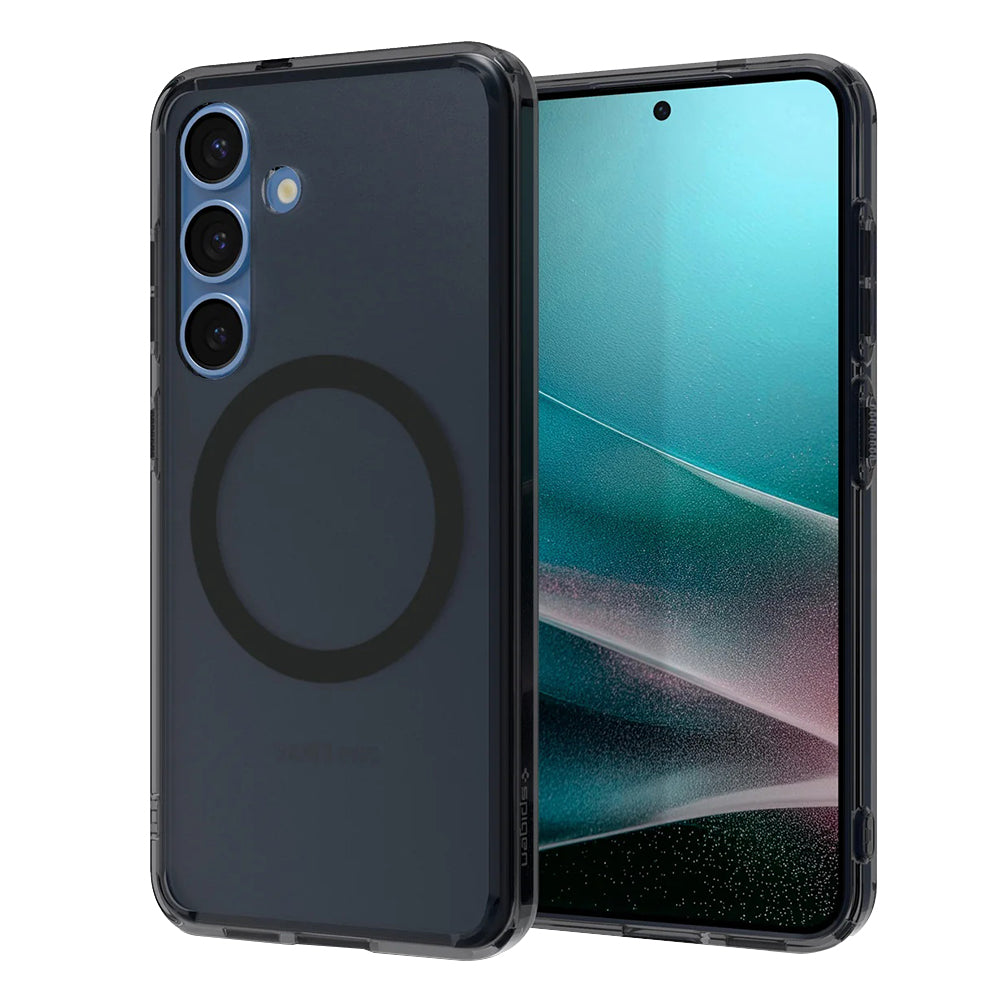 Husă Spigen Ultra Hybrid MagSafe Galaxy S25 – Frost Black (negru mat translucid) – imagine 2