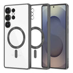 Husă transparentă Techsuit Luxury Crystal MagSafe Galaxy S25 Ultra – Negru – imagine 2