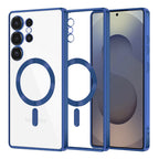 Husă transparentă Techsuit Luxury Crystal MagSafe Galaxy S25 Ultra – Albastru închis – imagine 5