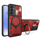 Husă Techsuit CamGuard Pro Galaxy S25 – Roșu – imagine 4