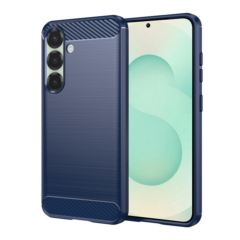 Husă Techsuit Carbon Silicone Galaxy S25 Plus – imagine 1