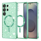 Husă Techsuit Luxury Glitter MagSafe Galaxy S25 Ultra – Verde deschis – imagine 4
