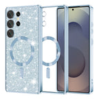 Husă Techsuit Luxury Glitter MagSafe Galaxy S25 Ultra – Albastru deschis – imagine 5