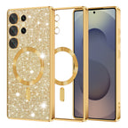 Husă Techsuit Luxury Glitter MagSafe Galaxy S25 Ultra – Auriu – imagine 2